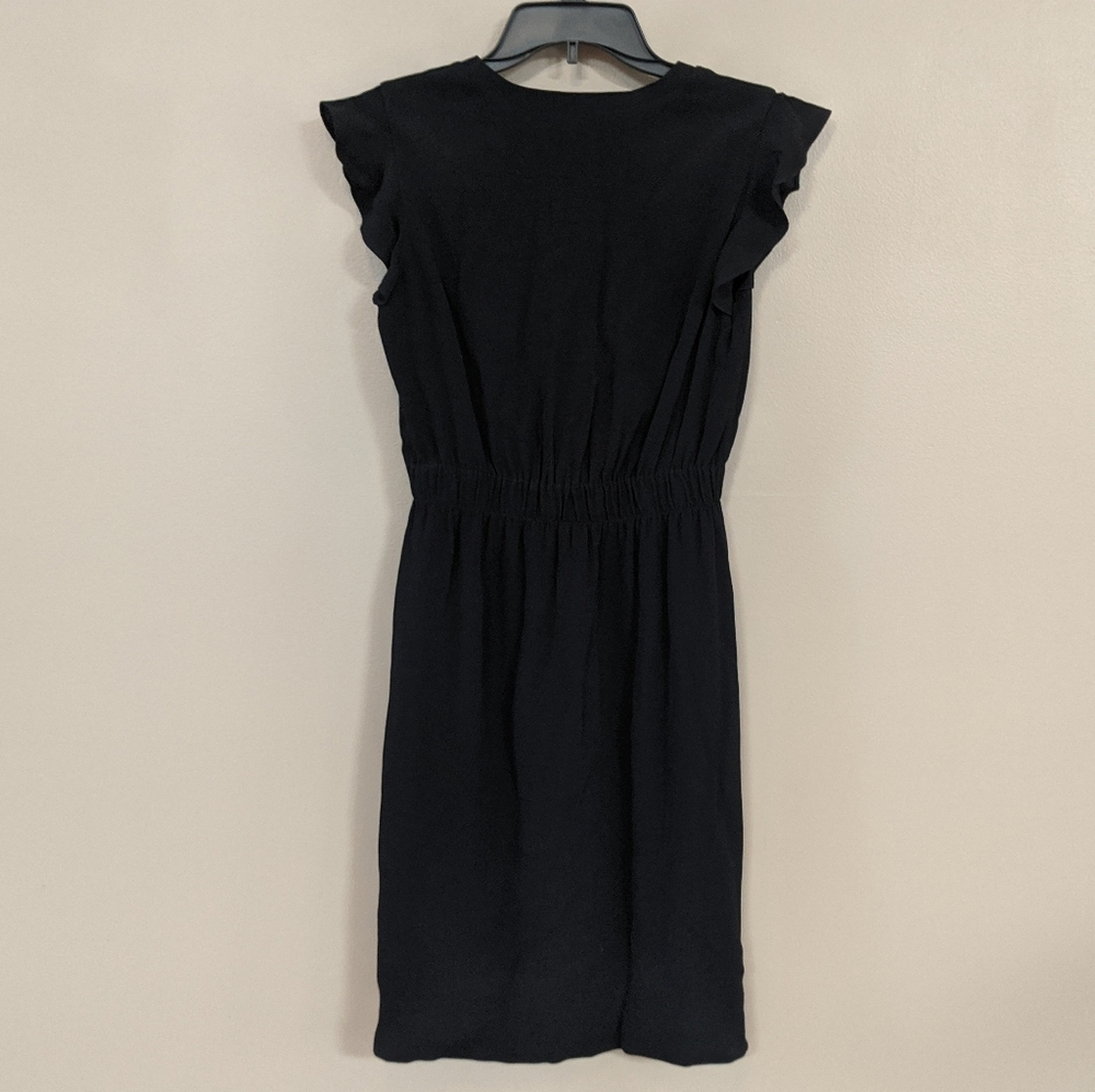 Kate Spade Black Dress Flutter Sleeve Dress - Picture 6 of 14
